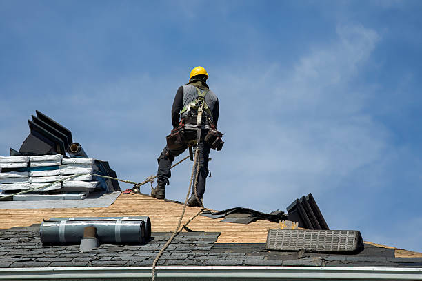Professional Storm Damage Roof Repair technician working in Malibu, CA
